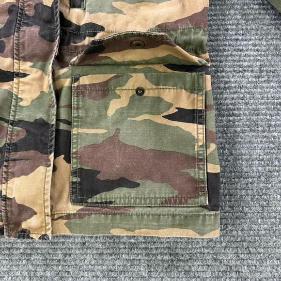 Madewell Camouflage Utility Jacket Women Small Lightweight Casual Outerwear Coat - Picture 10 of 16